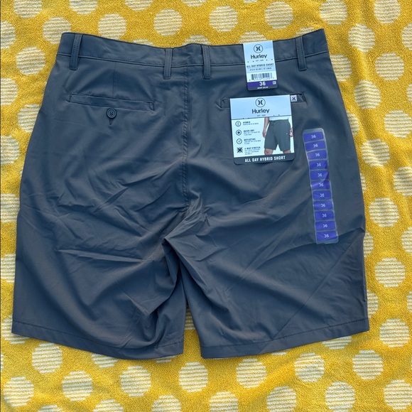 NWT Hurley All Day Hybrid Shorts in Gray. Men's 36. Classic skater/street style! - Picture 7 of 15